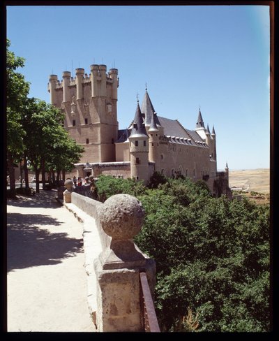 Kilátás az Alcazarra alkotó: Spanish School