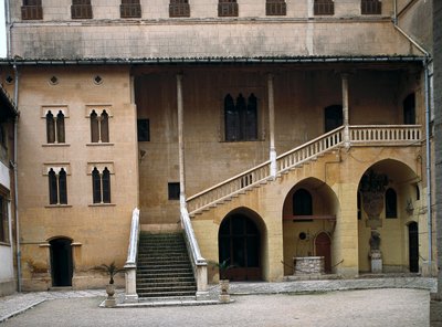 Kilátás Francois Borgia, Gandia hercege (1510-1572) hercegi palotájára. Gandia, Spanyolország (fotó) alkotó: Spanish School
