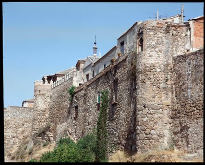 Kilátás a falakra, Toledo Spanyolország (Kilátás a falakra, Toledo) alkotó: Spanish School