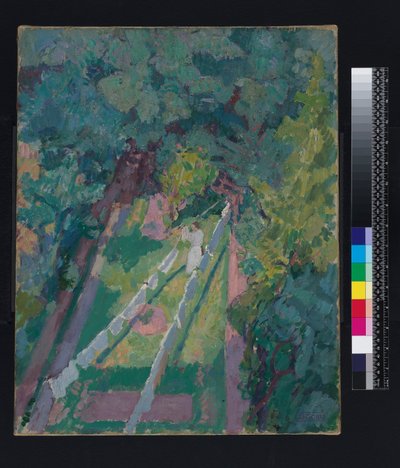 Kilátás a Cambrian Road 6. szám alatt, Richmondban, 1914 előtt alkotó: Spencer Frederick Gore