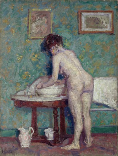 Belső aktával (olaj, vászon) alkotó: Spencer Frederick Gore