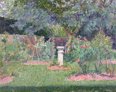 A hertingfordburyi kert, 1908 alkotó: Spencer Frederick Gore
