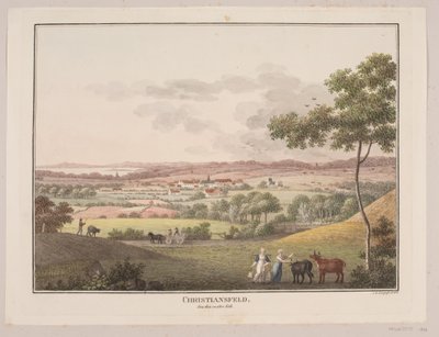 Christiansfeld, a nyugati oldalról alkotó: Søren L. Lange