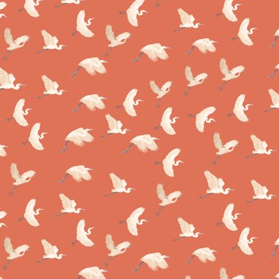 Egrets minta II, 2022 (grafitceruza és digitális) alkotó: Stacy Hsu