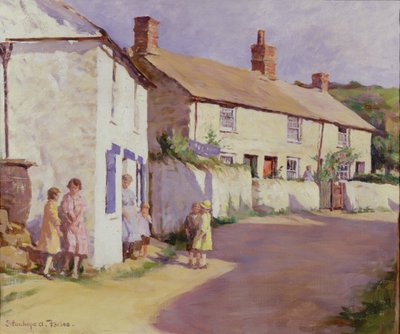 Falusi jelenet, Newlyn alkotó: Stanhope Alexander Forbes
