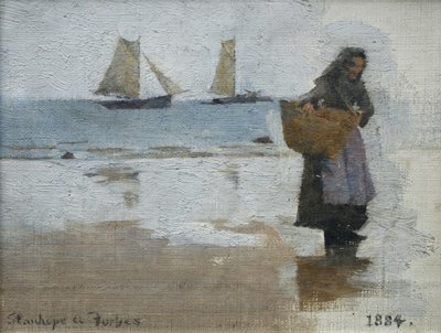 Halásznő a tengerparton alkotó: Stanhope Alexander Forbes