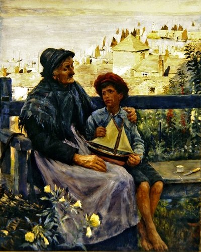 A tenger fia (olaj, vászon) alkotó: Stanhope Alexander Forbes