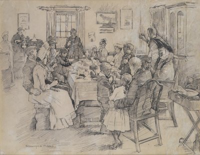 A menyasszony egészsége (tinta papíron) alkotó: Stanhope Alexander Forbes