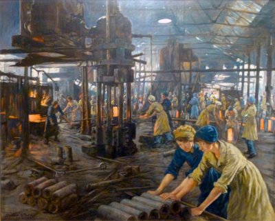 A hadianyag-lányok alkotó: Stanhope Forbes