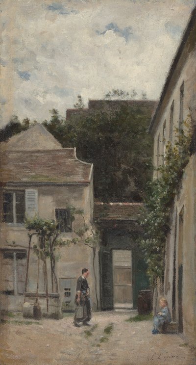 Az udvar alkotó: Stanislas Lepine