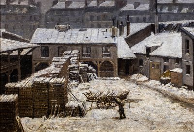 Hó Párizsban alkotó: Stanislas Victor Edouard Lepine