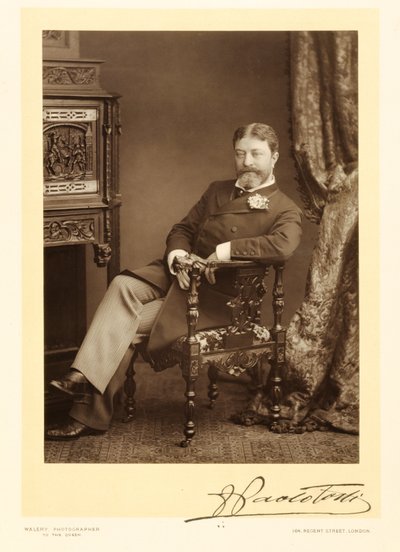 Sir Francesco Paolo Tosti (1847-1916), dalszerző, portréfotó alkotó: Stanislaus Walery