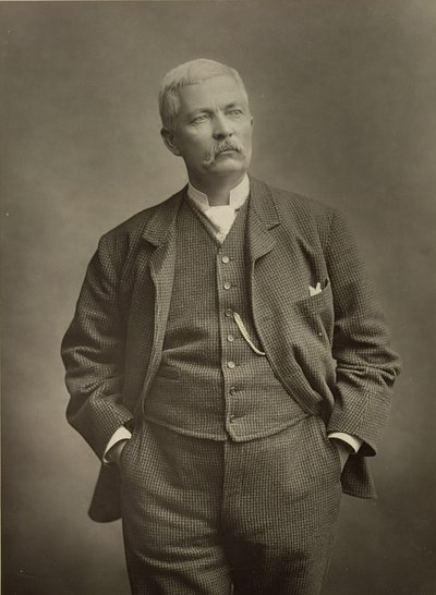 Sir Henry Morton Stanley (1841-1904), felfedező, portréfotó alkotó: Stanislaus Walery