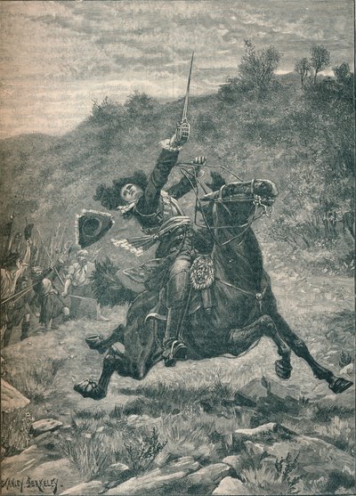 Dundee vikomt utolsó rohama a killiecrankie-i csatában, Skóciában, 1689 1905 alkotó: Stanley Berkeley