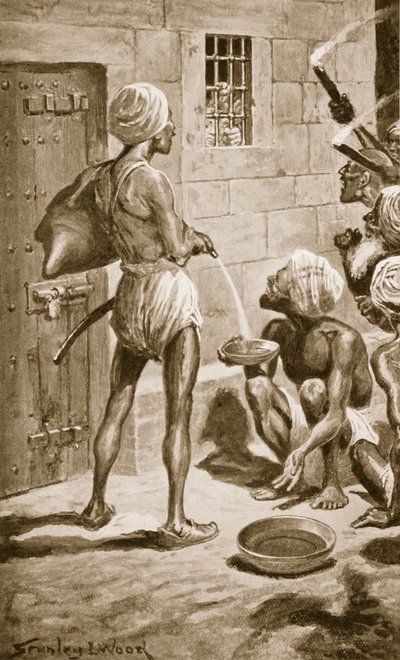 The Black Hole, Old Fort William, 1756. június 18., illusztráció a 