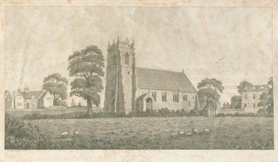 Adbaston templom: vonal- és pontmetszet, nd [c 1800] alkotó: Stebbing Shaw