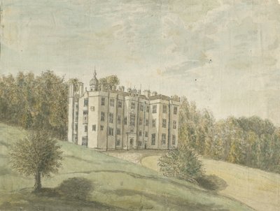 Beaudesert Hall és Park: vízfestmény, nd [1762-1802] alkotó: Stebbing Shaw