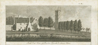 Burton-upon-Trent Abbey: metszet, nd [c 1795] (nyomtatás) alkotó: Stebbing Shaw