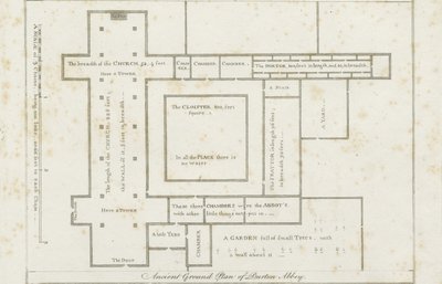 Burton-upon-Trent Abbey: metszet, nd [c 1795] (nyomtatás) alkotó: Stebbing Shaw