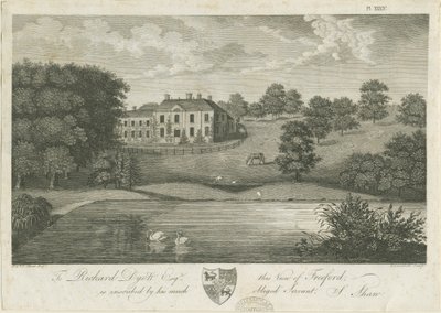Freeford Hall: metszet, nd [1797] (nyomat) alkotó: Stebbing Shaw
