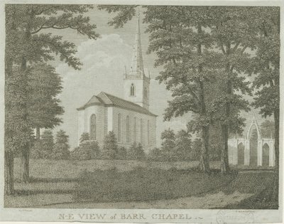 Nagy Barr-kápolna: metszet, nd [1762-1802] alkotó: Stebbing Shaw