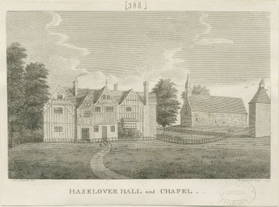 Haselour-kápolna: metszet alkotó: Stebbing Shaw