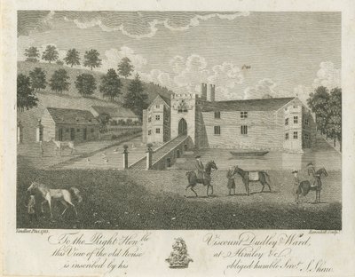 Himley Hall: metszet alkotó: Stebbing Shaw