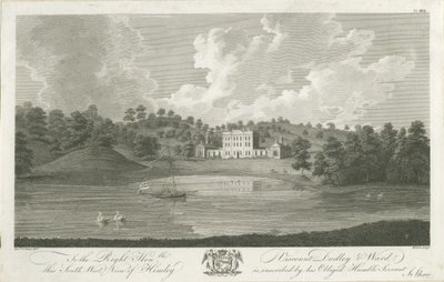 Himley Hall: metszet, nd [1762-1798] alkotó: Stebbing Shaw