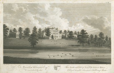 Shenstone – Little Aston Hall: metszet, nd [1762-1798] (nyomat) alkotó: Stebbing Shaw