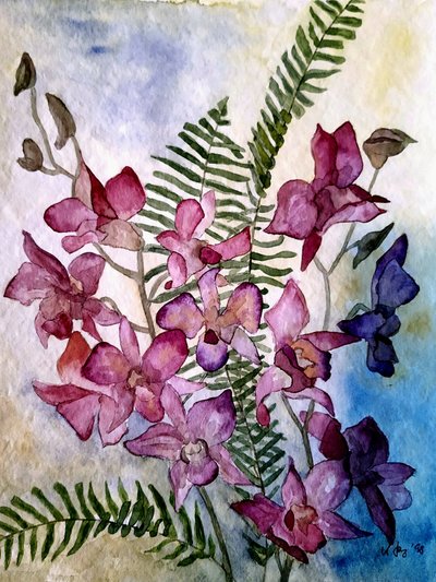 Orchideák alkotó: Steegs-Art Karin