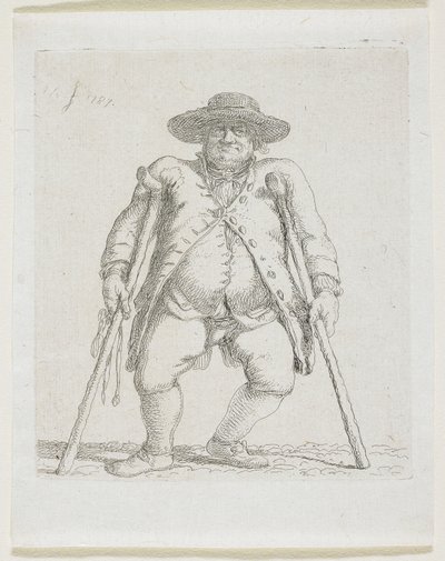 Mankók férfi; "Orlandini" alkotó: Stefan Juliusz Norblin de la Gourdaine