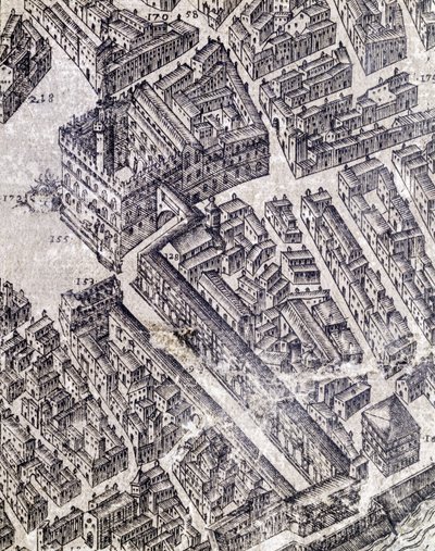 Firenze térképe alkotó: Stefano Buonsignori