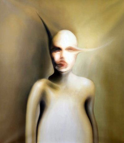 Eltorzított szürrealista portré alkotó: Stefano Mazzolini