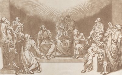 A Szentlélek leszármazása, 1760-90. alkotó: Stefano Mulinari