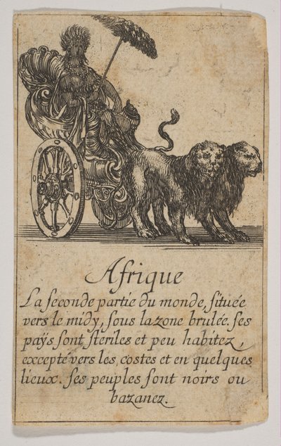 Afrika, 1644. alkotó: Stefano della Bella