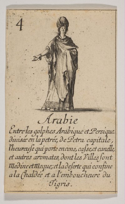Arábia, 1644. alkotó: Stefano della Bella