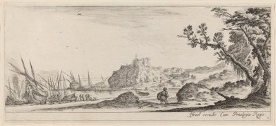 Hajók a tengerparton, 1647-ben vagy előtte. alkotó: Stefano della Bella