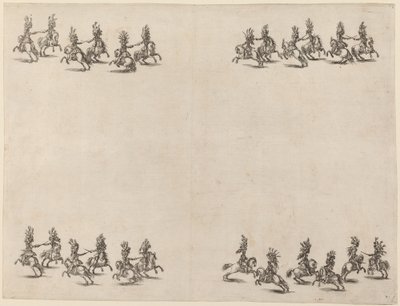 Cavaliers Harc karddal alkotó: Stefano della Bella