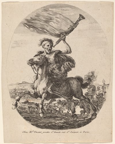 Halál lóháton alkotó: Stefano della Bella