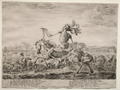 Halál a csatatéren alkotó: Stefano della Bella