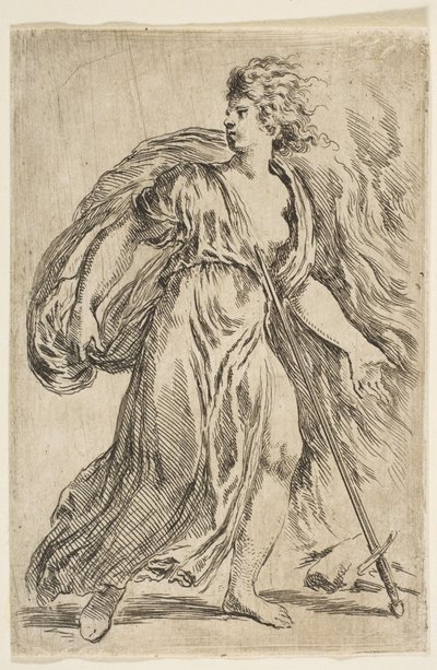 Dido megöli magát, kb. 1660. alkotó: Stefano della Bella