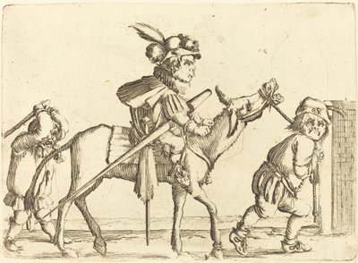 Törpe szamárlovaglás alkotó: Stefano della Bella