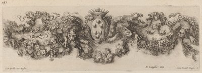 Medici-címeres festmény, valószínűleg 1648. alkotó: Stefano della Bella