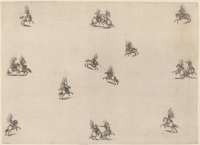 Harc Cavaliers, 1652. alkotó: Stefano della Bella