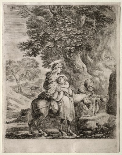 Repülés Egyiptomba. alkotó: Stefano della Bella