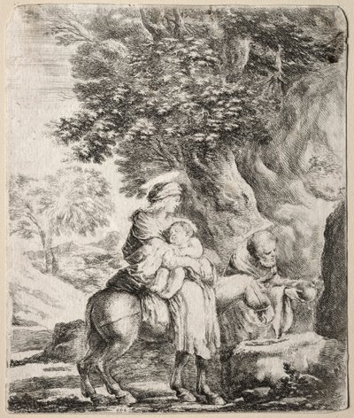 Repülés Egyiptomba. alkotó: Stefano della Bella