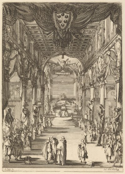 Francesco de Medici herceg temetése alkotó: Stefano della Bella