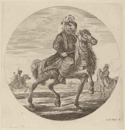 magyar lovas. alkotó: Stefano della Bella