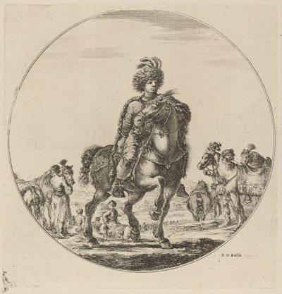 magyar lovas. alkotó: Stefano della Bella