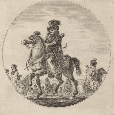 magyar lovas. alkotó: Stefano della Bella